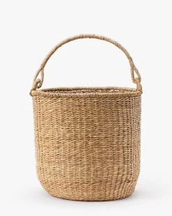 Ivar Hand-Woven Basket -Decoration Specialty Shop IvarHand WovenBasket MDCR2658 NAT L