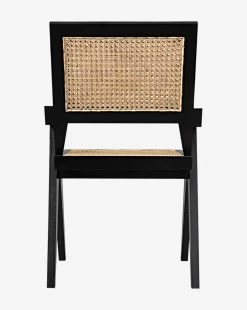 Noir Judy Chair -Decoration Specialty Shop JudyChair MFRN0200 BLK OS D5 T