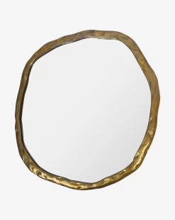 Keira Round Mirror -Decoration Specialty Shop KeiraRoundMirror MMIR0280 GLD 36 D1