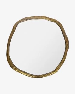 Keira Round Mirror -Decoration Specialty Shop KeiraRoundMirror MMIR0280 GLD 36 MAIN