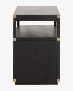 Kelan 2-Drawer Nightstand 20 Kelan 2-Drawer Nightstand -Decoration Specialty Shop Kelan2 DrawerNightstand MFRN0823 BLK OS D1
