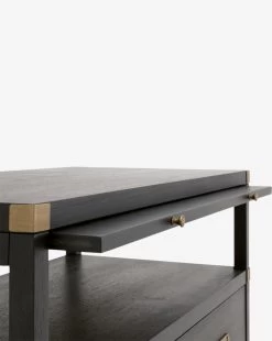 Kelan 2-Drawer Nightstand 21 Kelan 2-Drawer Nightstand -Decoration Specialty Shop Kelan2 DrawerNightstand MFRN0823 BLK OS D3