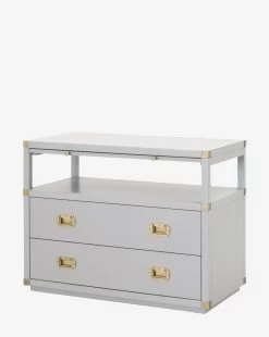 Kelan 2-Drawer Nightstand 14 Kelan 2-Drawer Nightstand -Decoration Specialty Shop Kelan2 DrawerNightstand MFRN0823 GRY 2D D2