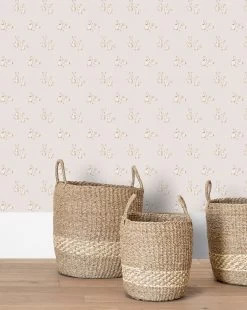 Bunnies Wallpaper -Decoration Specialty Shop KidsWallpaper 112 Bunnies Grey R1 V2