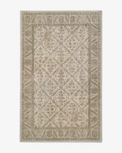 Lambeth Hand-Tufted Wool Rug -Decoration Specialty Shop LambethHand TuftedRug MRUG0876 TAN 5x8 1