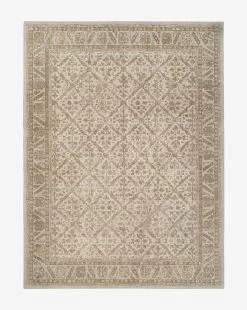 Lambeth Hand-Tufted Wool Rug -Decoration Specialty Shop LambethHand TuftedRug MRUG0876 TAN 9x12 1