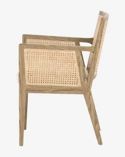 Landon Arm Chair -Decoration Specialty Shop LandonArmChair MFRN0391 BWN OS D1