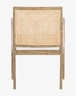 Landon Arm Chair -Decoration Specialty Shop LandonArmChair MFRN0391 BWN OS D3