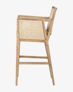 Landon Stool 26 Landon Stool -Decoration Specialty Shop LandonStool MFRN1204 BWN BS D1