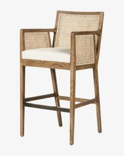 Landon Stool 25 Landon Stool -Decoration Specialty Shop LandonStool MFRN1204 BWN BS D2