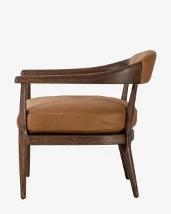 Larisa Lounge Chair -Decoration Specialty Shop LarisaLoungeChair MFRN2872 BWN OS D2 T