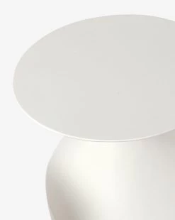 Leilani Side Table 7 Leilani Side Table -Decoration Specialty Shop LeilaniSideTable MFRN2233 WHT OS D1