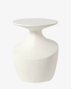 Leilani Side Table 6 Leilani Side Table -Decoration Specialty Shop LeilaniSideTable MFRN2233 WHT OS MAIN