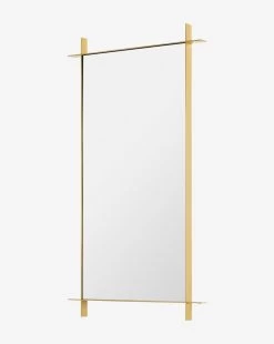 Levon Wall Mirror 9 Levon Wall Mirror -Decoration Specialty Shop LevonWallMirror MMIR0278 BBS 24x42 D1