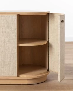 Linu Woven Sideboard -Decoration Specialty Shop LinuWovenSideboard MFRN2121 NAT OS D3