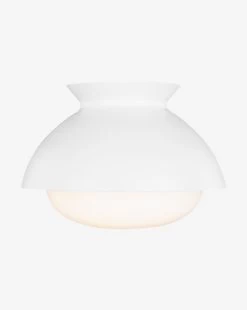 Lucerne Flush Mount -Decoration Specialty Shop LucerneFlushMount MLHT1090 WHT OS MAIN