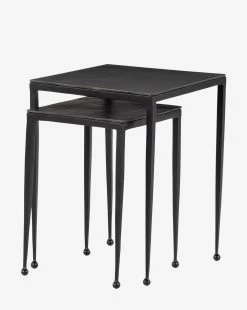 Biddy Nesting End Tables -Decoration Specialty Shop MFRN2313 BLK OS D2