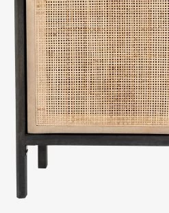 Kenan Black Nightstand -Decoration Specialty Shop MFRN2383 BLK KenanBlackNightstand D5