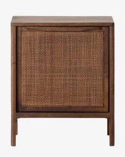 Kenan Brown Nightstand -Decoration Specialty Shop MFRN2384 BWN LT MAIN