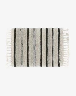 Soliel Handwoven Wool Rug -Decoration Specialty Shop MRUG0576 BLU 3x5 SolielFringeWovenRug