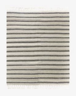 Soliel Handwoven Wool Rug -Decoration Specialty Shop MRUG0576 BLU 9x12 SolielFringeWovenRug