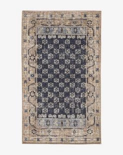 Anya Indigo Hand-Knotted Wool Rug -Decoration Specialty Shop MRUG0590 BLU 5x8 AnyaIndigoHand KnottedRug