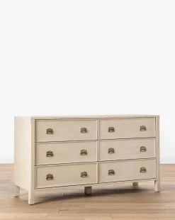 Evergreen Mackenna White Oak Dresser -Decoration Specialty Shop MackennaWhiteOakDresser MFRN2122 WOK OS D1