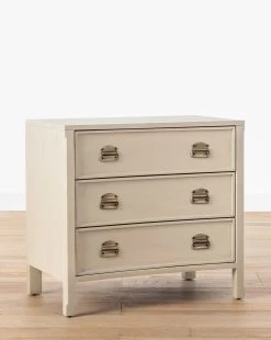 Evergreen Mackenna White Oak Nightstand -Decoration Specialty Shop MackennaWhiteOakNightstand MFRN2123 WOK OS D1