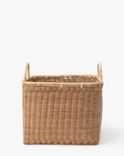 Madara Rattan Basket -Decoration Specialty Shop MadaraRattanBasket MDCR2850 NAT M MAIN T
