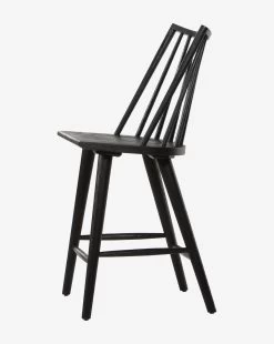Madison Stool -Decoration Specialty Shop MadisonStool MFRN0493 BLK CS D2 T