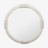 McNeil Whitewashed Round Mirror