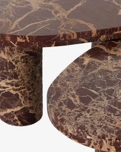 Merlot Marble Coffee Table (Set Of 2) 9 Merlot Marble Coffee Table (Set Of 2) -Decoration Specialty Shop MerlotMarbleCoffeeTable Setof2 MFRN2865 RMB S2 D2 T
