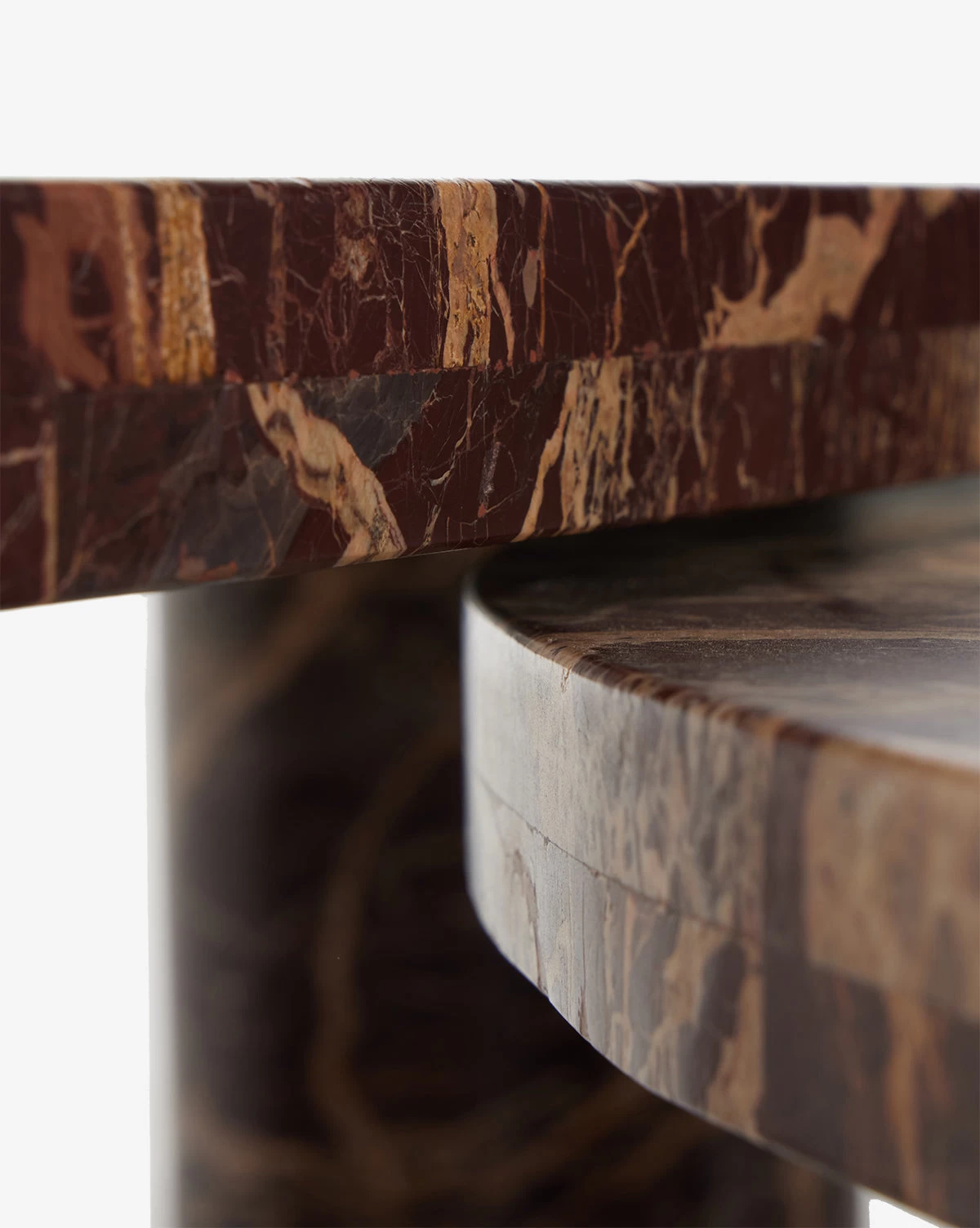 Merlot Marble Coffee Table (Set Of 2) 6 Merlot Marble Coffee Table (Set Of 2) - Image 6