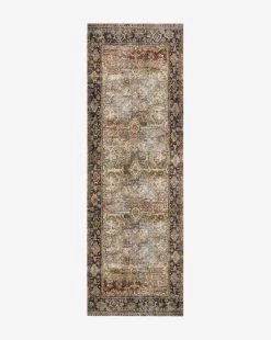 La Messina Rug -Decoration Specialty Shop MessinaPatternedRug MRUG0351 BLU 3x10 1
