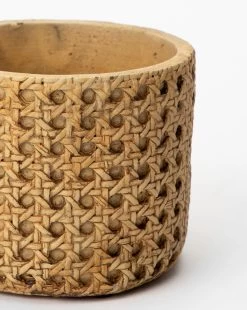 Natural Cement Planter (Set Of 2) -Decoration Specialty Shop NaturalCementPlanter Setof2 4