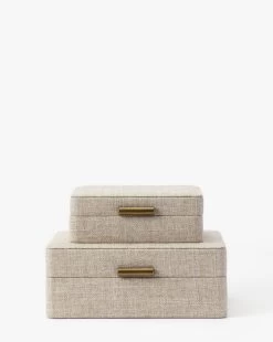 Natural Fabric Boxes