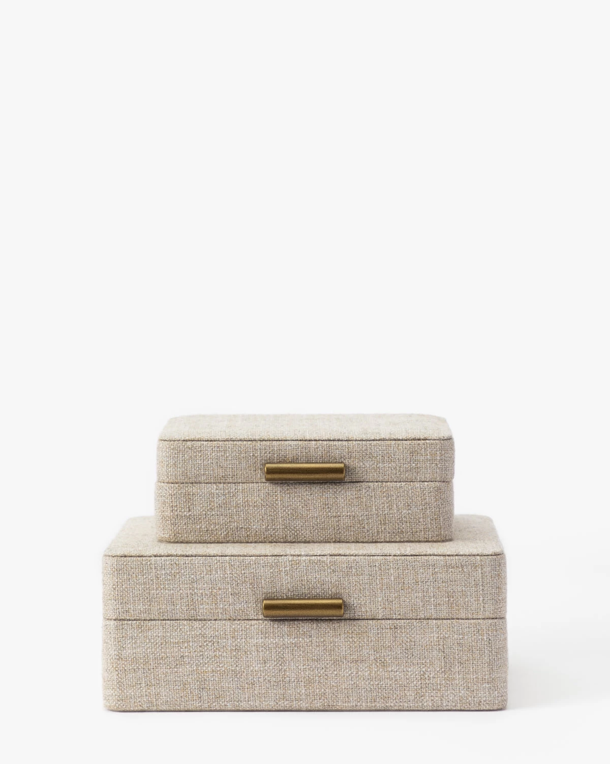 Natural Fabric Boxes 1 Natural Fabric Boxes