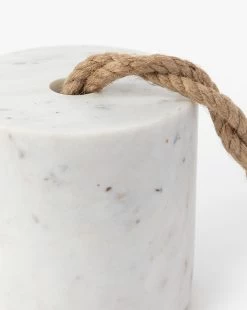 Orvin Marble Door Stopper 7 Orvin Marble Door Stopper -Decoration Specialty Shop OrvinMarbleDoorStopper MDCR2642 WHT OS D1