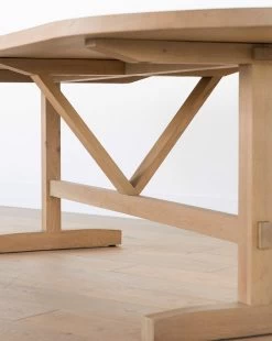 Giselle Oval Dining Table -Decoration Specialty Shop Oval Oak Table04