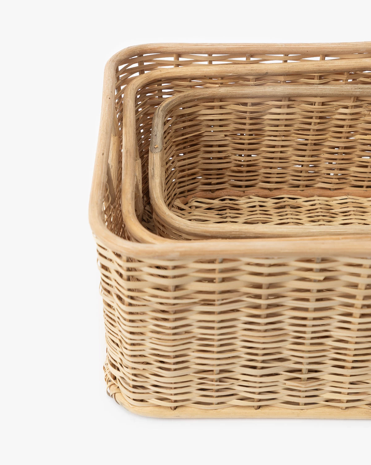 Bloomingville Palm & Rattan Basket 5 Bloomingville Palm & Rattan Basket - Image 5