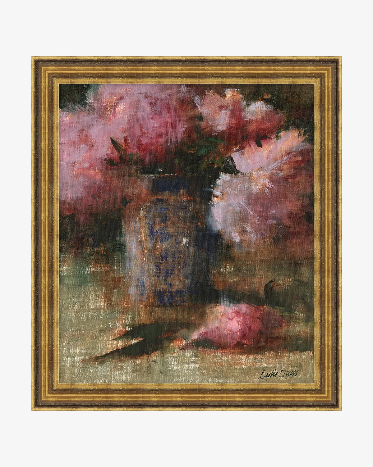 Peonies & Vase 1 Peonies & Vase