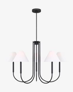 Porteau Chandelier -Decoration Specialty Shop PorteauChandelier MLHT1669 BLK L MAIN T T