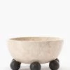 Noir Posie Marble Bowl