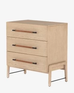 Ralston 3-Drawer Nightstand -Decoration Specialty Shop Ralston3 DrawerNightstand MFRN1414 OAK OS D2