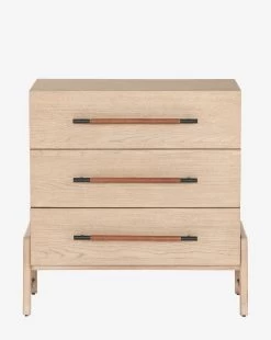 Ralston 3-Drawer Nightstand -Decoration Specialty Shop Ralston3 DrawerNightstand MFRN1414 OAK OS MAIN