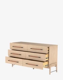 Ralston 6-Drawer Dresser -Decoration Specialty Shop Ralston6 DrawerDresser MFRN1404 OAK OS D3