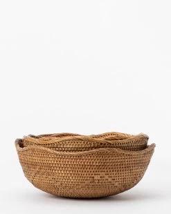 Bloomingville Rattan Bowls (Set Of 3) -Decoration Specialty Shop RattanBowls Setof3