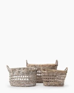 Rattan Handled Basket