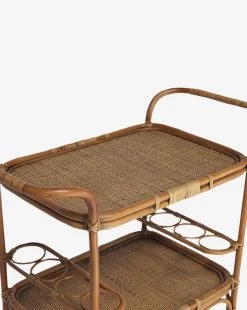 Ridgeway Bar Cart -Decoration Specialty Shop RidgewayBarCart MFRN2714 ATQ OS D1