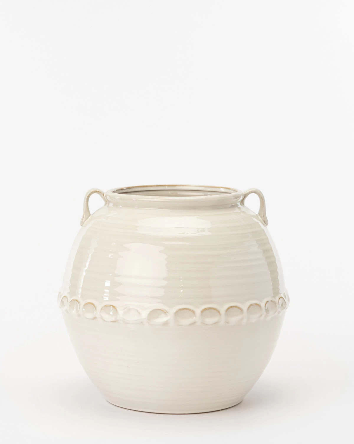 Rounded White Vase 1 Rounded White Vase